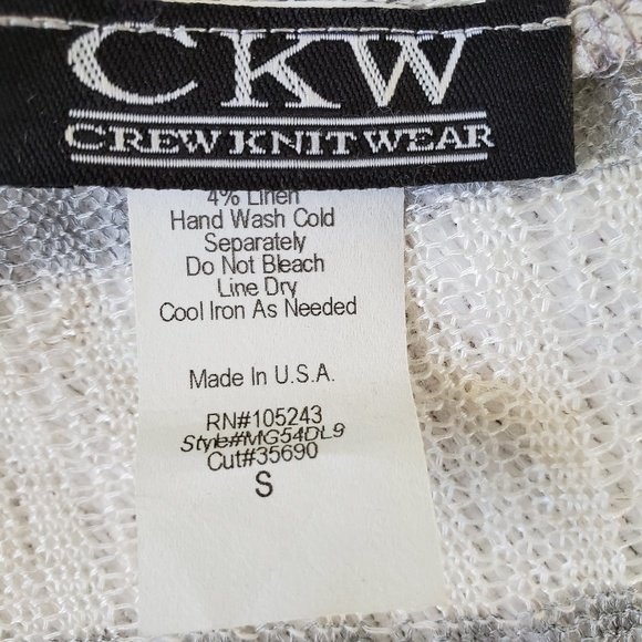 CKW Striped, Loose Knit Cardigan - Picture 3 of 3